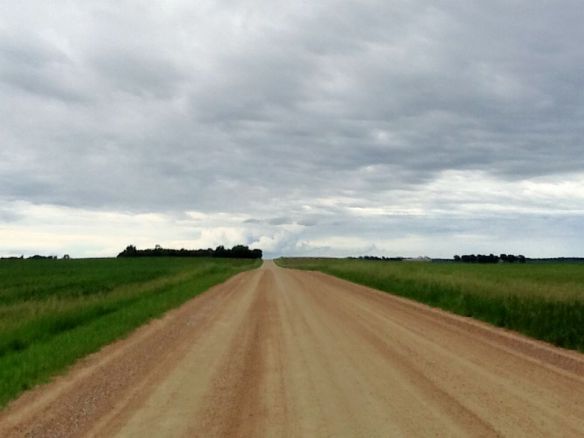 Northfield road with sky