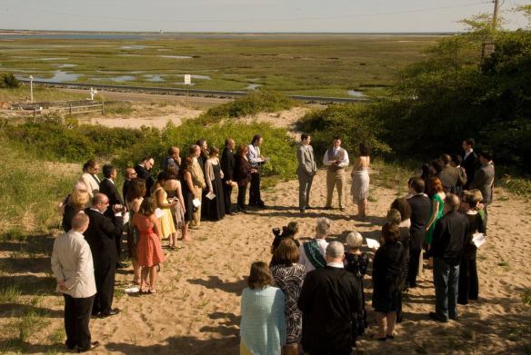 Family & friends joined me and my wife Jen for our wedding in Provincetown, Massachusetts, on May 16, 2010. Marriage equality was the law of the land in the Commonwealth of Massachusetts then, but had been voted down in New York State, our home, on my birthday, December 2, 2009. 